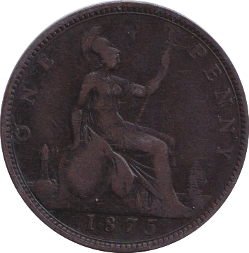 1875 PENNY ( FINE )