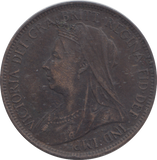 1900 HALFPENNY ( VF )