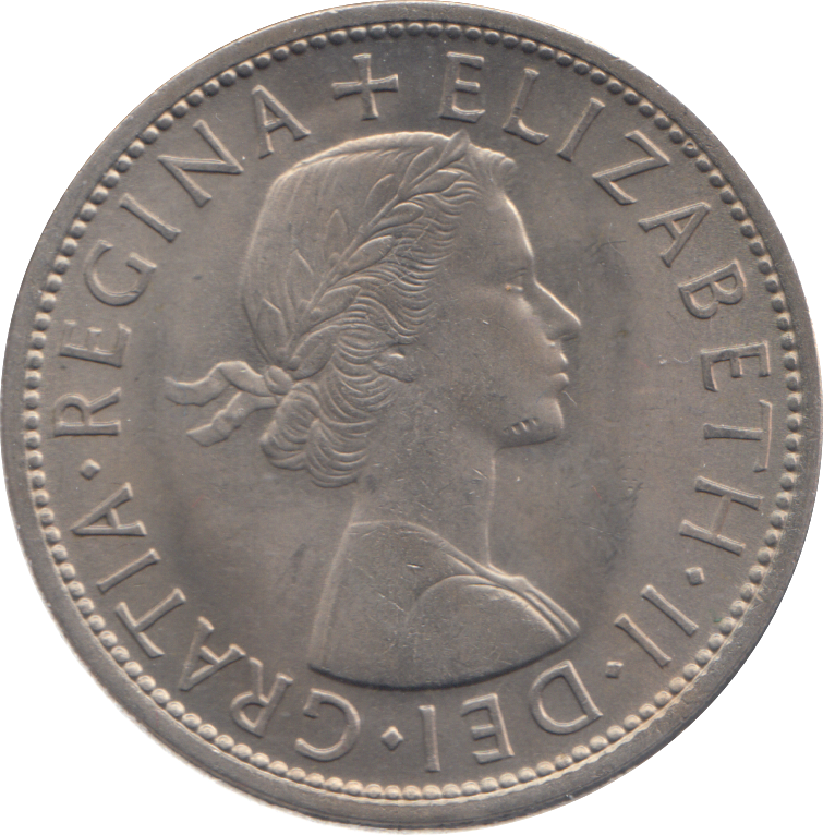 1957 HALFCROWN ( AUNC )