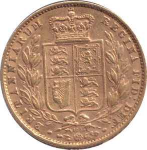 1871 GOLD SOVEREIGN ( VF ) DIE 106