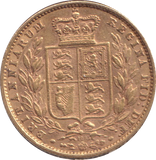 1871 GOLD SOVEREIGN ( VF ) DIE 106