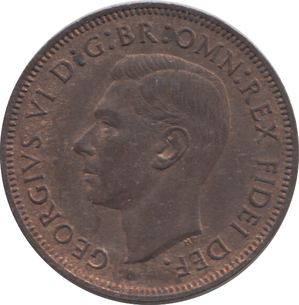 1952 HALF PENNY ( UNC )