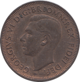 1952 HALF PENNY ( UNC )