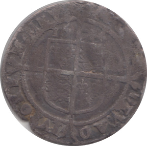 1574 SILVER SIXPENCE ELIZABETH I