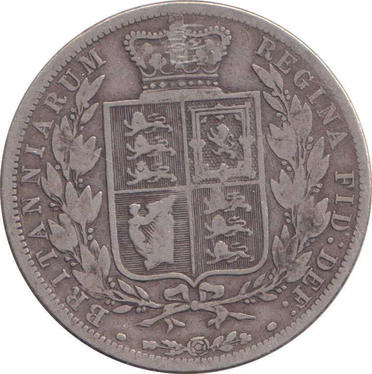 1884 HALFCROWN ( FAIR ) 1