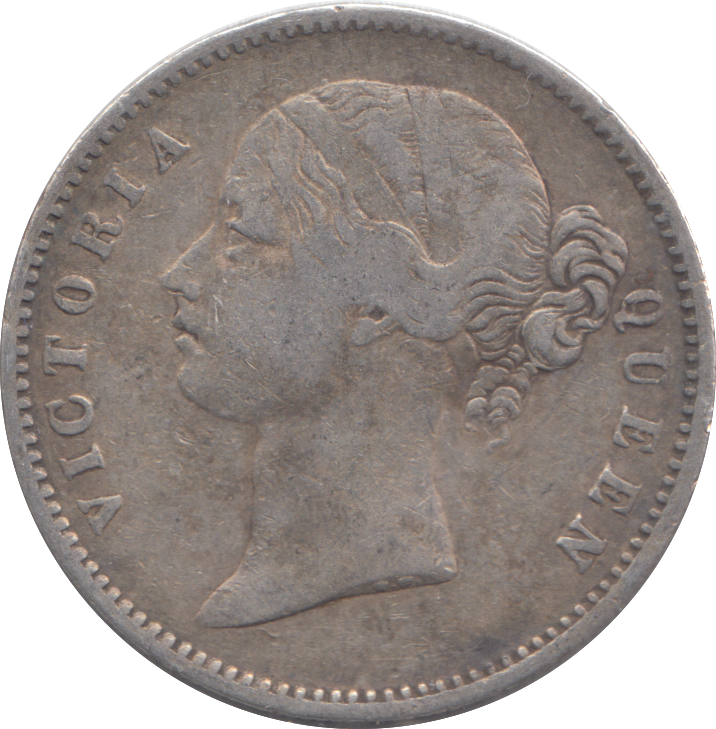 1840 SILVER RUPEE INDIA REF - 2