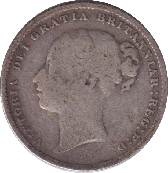 1886 SHILLING ( FINE )