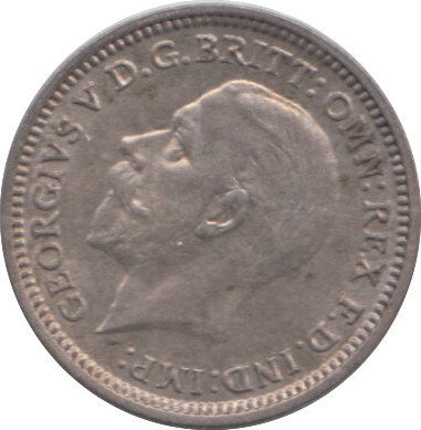 1934 SIXPENCE ( AUNC )