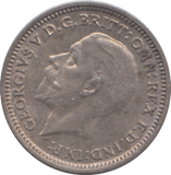 1934 SIXPENCE ( AUNC )