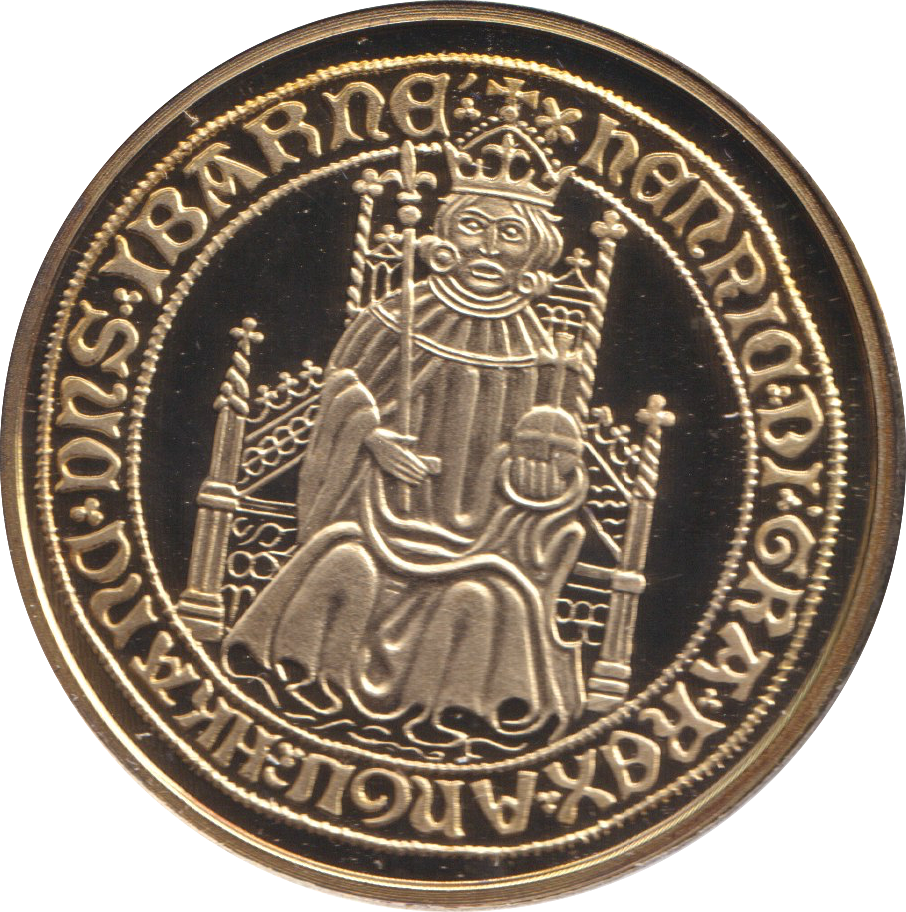 2009 GOLD PLATED SILVER MILLIONAIRES COLLECTION HENRY VIII