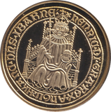 2009 GOLD PLATED SILVER MILLIONAIRES COLLECTION HENRY VIII