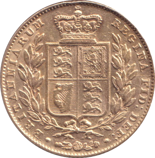 1845 GOLD SOVEREIGN ( GVF )