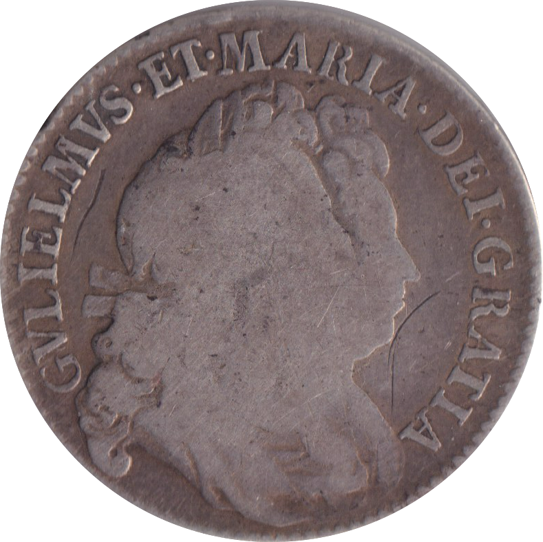 1691 HALFCROWN ( NF )