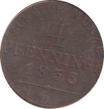 1836 PRUSSIA 4 PFENNING