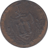 1791 EDINBURGH HALFPENNY TOKEN