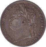 1821 HALFCROWN ( GVF )