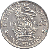 1942 SHILLING ( UNC ) ENGLISH