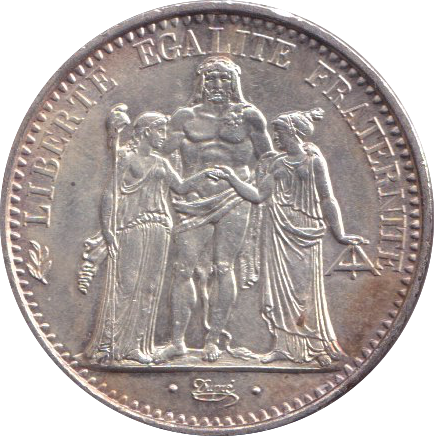 1970 SILVER 10 FRANC FRANCE