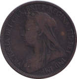 1898 HALFPENNY ( FINE )