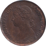 1884 FARTHING ( GVF )