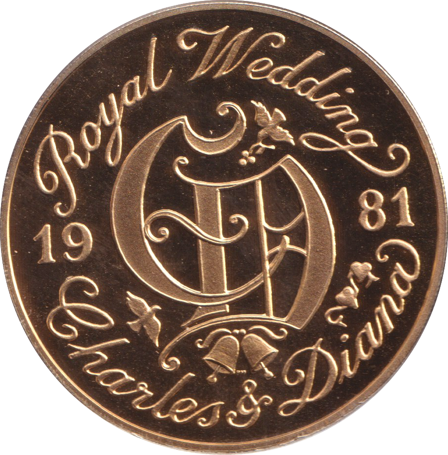 1981 ROYAL WEDDING LADY DIANA SPENCER MEDALLION