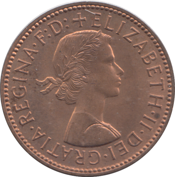 1966 HALF PENNY ( BU )