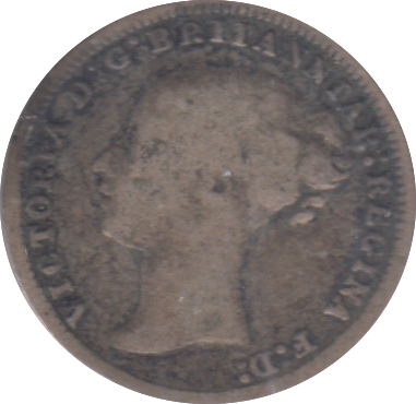 1876 THREEPENCE ( FINE )