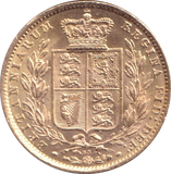 1869 GOLD SOVEREIGN ( AUNC )