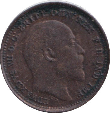 1902 THIRD FARTHING ( AUNC )