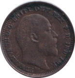 1902 THIRD FARTHING ( AUNC )