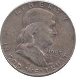1953 SILVER USA HALF DOLLAR