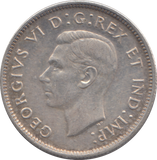 1943 CANADA SILVER 25 CENT