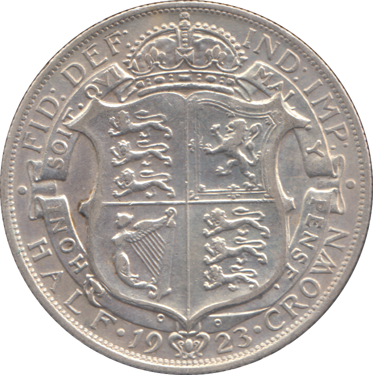 1923 HALFCROWN ( GVF )