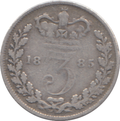 1885 THREEPENCE ( FINE )