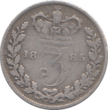 1885 THREEPENCE ( FINE )