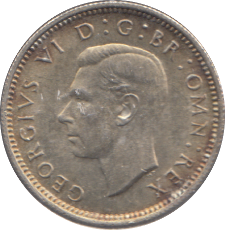 1945 SIXPENCE ( EF )