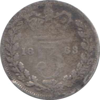 1883 THREEPENCE ( NF )