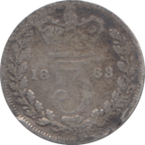 1883 THREEPENCE ( NF )