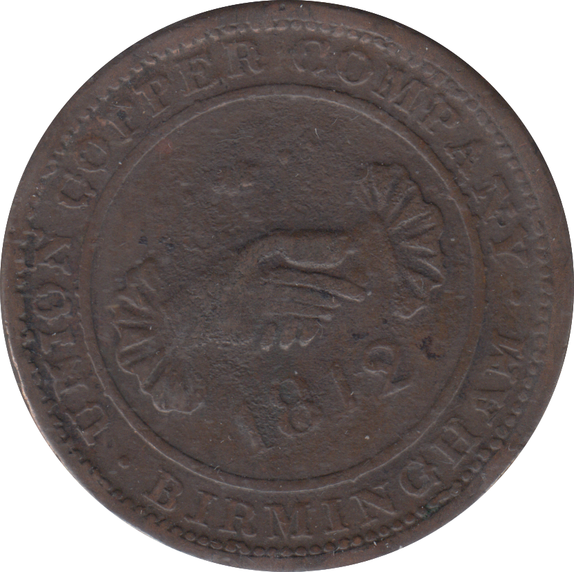 1812 PENNY TOKEN BIRMINGHAM