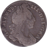 1696 SIXPENCE ( FINE )