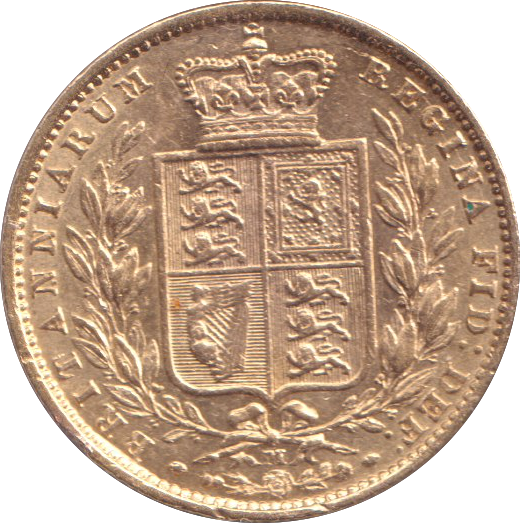 1872 GOLD SOVEREIGN ( EF )