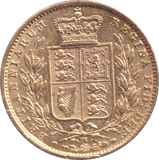 1872 GOLD SOVEREIGN ( EF )