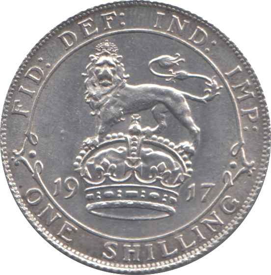 1917 SHILLING ( AUNC )