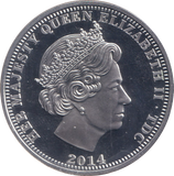 2014 SILVER PROOF HRH PRINCE GEORGE OF CAMBRIDGE FIVE POUND