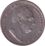 1835 SIXPENCE ( VF )