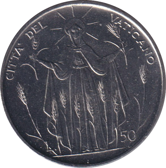 1968 50 LIRE VATICAN