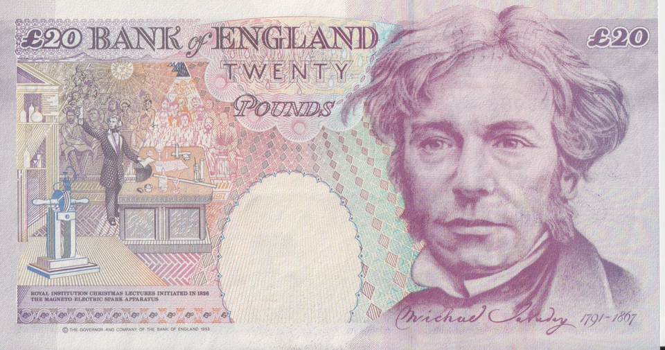 TWENTY POUNDS BANKNOTE LOWTHER REF £20-27 ( UNC )