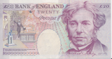 TWENTY POUNDS BANKNOTE LOWTHER REF £20-27 ( UNC )