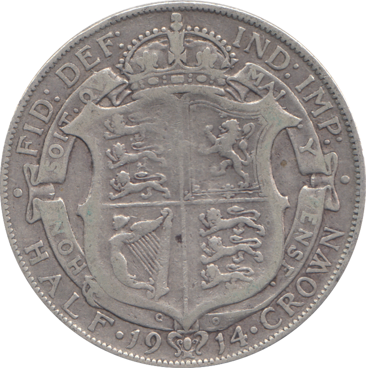 1914 HALFCROWN ( GF )