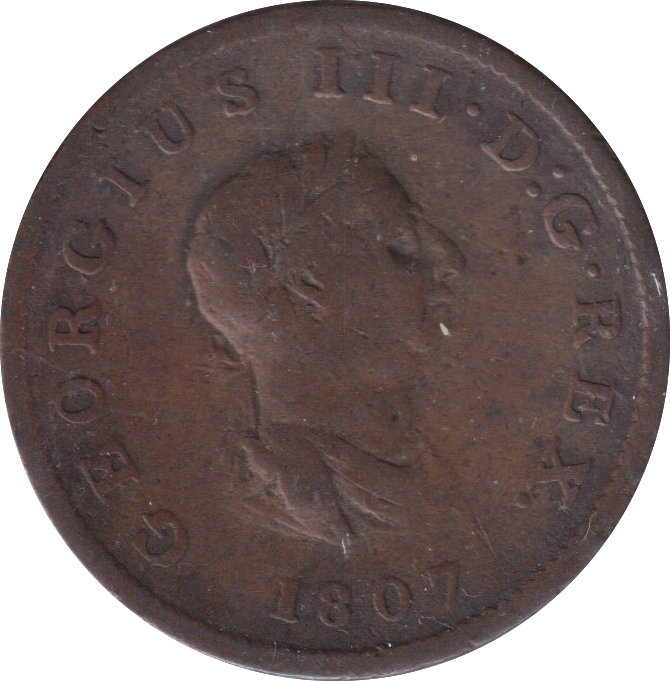 1807 HALFPENNY ( NF )